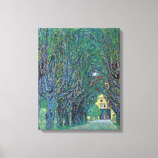 Toile Gustav Klimt - Chemin du parc (Recto)