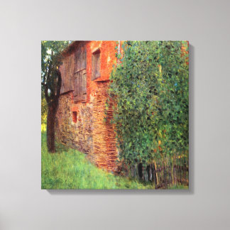 Toile Gustav Klimt - Ferme en Chambre à Attersee