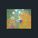 Toile Gustav Klimt Fleur Jardin Cottage Nature<br><div class="desc">Un beau tableau de jardin - c'est un tableau classique de Gustav Klimt,  appelé Cottage Garden,  ou Bauergarten,  1907,  qui est un gros plan d'un jardin fleuri,  un tableau floral coloré.</div>