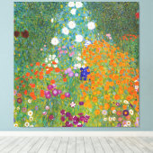 Toile Gustav Klimt : Flower Garden (Insitu (Plancher de Bois))