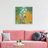 Toile Gustav Klimt - Jardin de fleurs (Insitu(Salon))