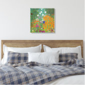Toile Gustav Klimt - Jardin de fleurs (Insitu(Chambre))