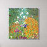 Toile Gustav Klimt - Jardin des fleurs<br><div class="desc">Jardin aux fleurs - Gustav Klimt en 1905-1907</div>