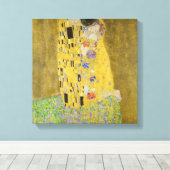 Toile Gustav Klimt - Le Baiser (Insitu (Plancher de Bois))
