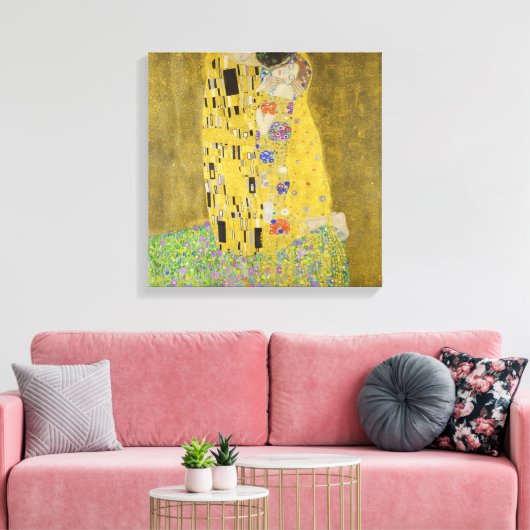 Toile Gustav Klimt - Le baiser (Insitu(Salon))