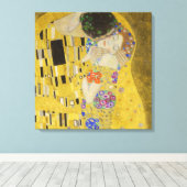 Toile Gustav Klimt - Le baiser (Insitu (Plancher de Bois))