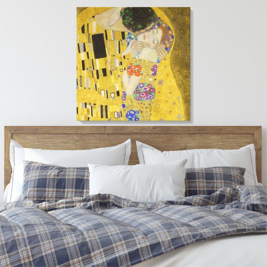 Toile Gustav Klimt - Le baiser (Insitu(Chambre))