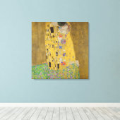 Toile Gustav Klimt Le Baiser (Insitu (Plancher de Bois))