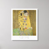 Toile Gustav Klimt Le Baiser Peinture - Célèbre Classiqu (Recto)