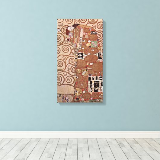 Toile Gustav Klimt - L'Embrassage (Insitu (Plancher de Bois))