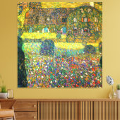 Toile Gustav Klimt : Maison de campagne à l'Attersee (Insitu(Salon))