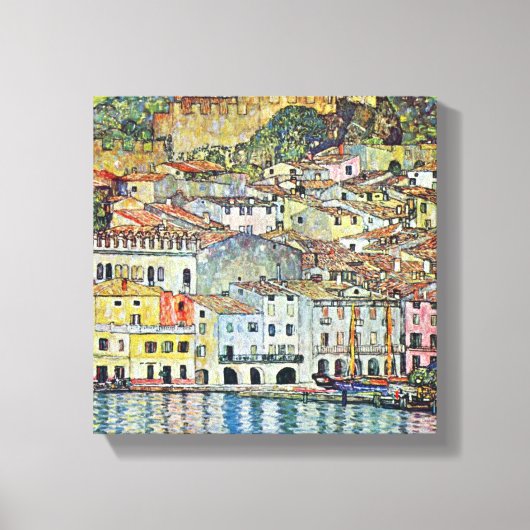 Toile Gustav Klimt - Malcena au jardin (Recto)