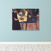 Toile Gustav Klimt - Musique (Insitu (Plancher de Bois))