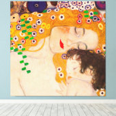 Toile Gustav Klimt - Poster mère et enfant (Insitu (Plancher de Bois))