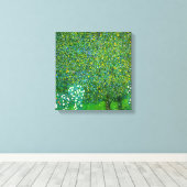 Toile Gustav Klimt Roses Sous L'Arbre À Poires (Insitu (Plancher de Bois))
