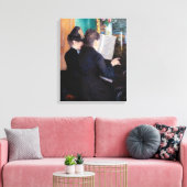 Toile Gustave Caillebotte - La Leçon de piano (Insitu(Salon))