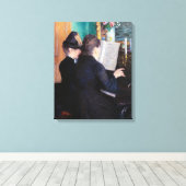 Toile Gustave Caillebotte - La Leçon de piano (Insitu (Plancher de Bois))
