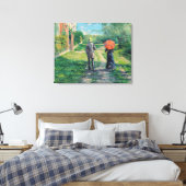 Toile Gustave Caillebotte - Le chemin vers le haut (Insitu(Chambre))