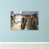 Toile Gustave Caillebotte - Les Graveuses (Insitu (Plancher de Bois))