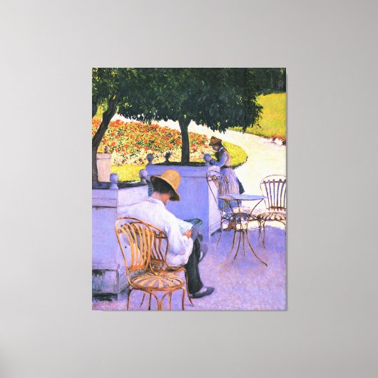 Toile Gustave Caillebotte - Les Orangers (Recto)