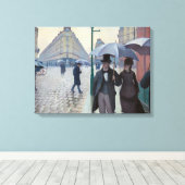 Toile Gustave Caillebotte - Paris Street ; Rainy Day (Insitu (Plancher de Bois))