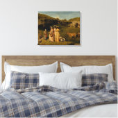 Toile Gustave Courbet - Jeunes Dames du Village (Insitu(Chambre))