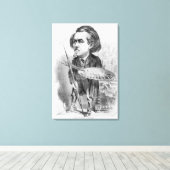 Toile Gustave Dore (1832-83), Caricature from 'Le Ouel (Insitu (Plancher de Bois))