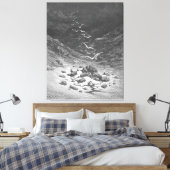 Toile Gustave Doré - Achan est lapidé à mort (Insitu(Chambre))
