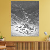 Toile Gustave Doré - Achan est lapidé à mort (Insitu(Salon))