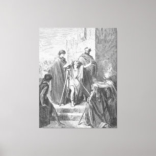 Toile Gustave Doré - Actes 3 Pierre et Jean à la Belle
