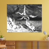 Toile Gustave Doré - Alichino Chases Ciampolo of Navarre (Insitu(Salon))