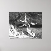 Toile Gustave Doré - Alichino Chases Ciampolo of Navarre (Recto)