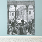 Toile Gustave Doré - Daniel confond les prêtres de Bel (Insitu (Plancher de Bois))