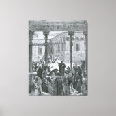 Toile Gustave Doré - Daniel confond les prêtres de Bel (Recto)