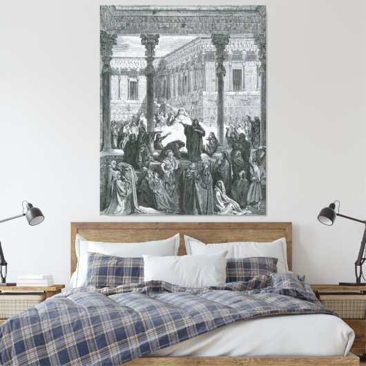 Toile Gustave Doré - Daniel confond les prêtres de Bel (Insitu(Chambre))
