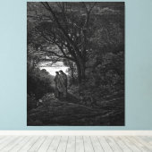 Toile Gustave Doré - David montre à Saül comment il a sa (Insitu (Plancher de Bois))