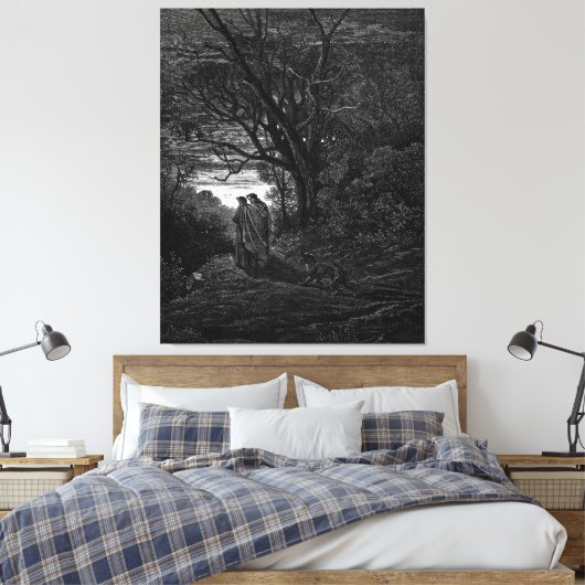 Toile Gustave Doré - David montre à Saül comment il a sa (Insitu(Chambre))