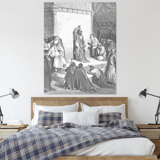Toile Gustave Doré - David pleure la mort d'Absalom (Insitu(Chambre))