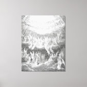 Toile Gustave Doré - Hymne des Bienheureux (Recto)