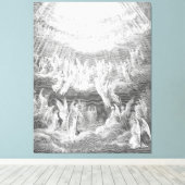 Toile Gustave Doré - Hymne des Bienheureux (Insitu (Plancher de Bois))