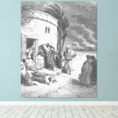Toile Gustave Doré - Job Hears of His Misfortunes (Insitu (Plancher de Bois))