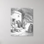 Toile Gustave Doré - Job Hears of His Misfortunes (Recto)