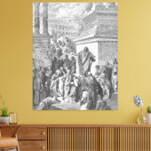 Toile Gustave Doré - Jonas prêche aux Ninivites (Insitu(Salon))
