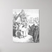 Toile Gustave Doré - Joseph vendu par ses frères (Recto)
