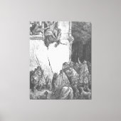 Toile Gustave Doré - La mort de Jézabel (Recto)