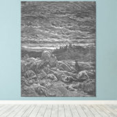 Toile Gustave Doré - La mort des fils de Gédéon (Insitu (Plancher de Bois))