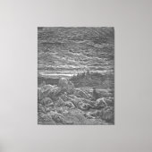 Toile Gustave Doré - La mort des fils de Gédéon (Recto)