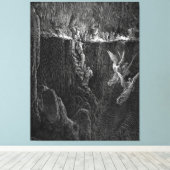 Toile Gustave Doré - Le Mur de Flammes (Insitu (Plancher de Bois))