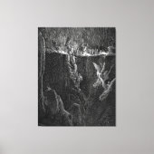 Toile Gustave Doré - Le Mur de Flammes (Recto)