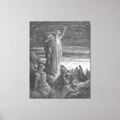 Toile Gustave Doré - Le prophète Ézéchiel (Recto)